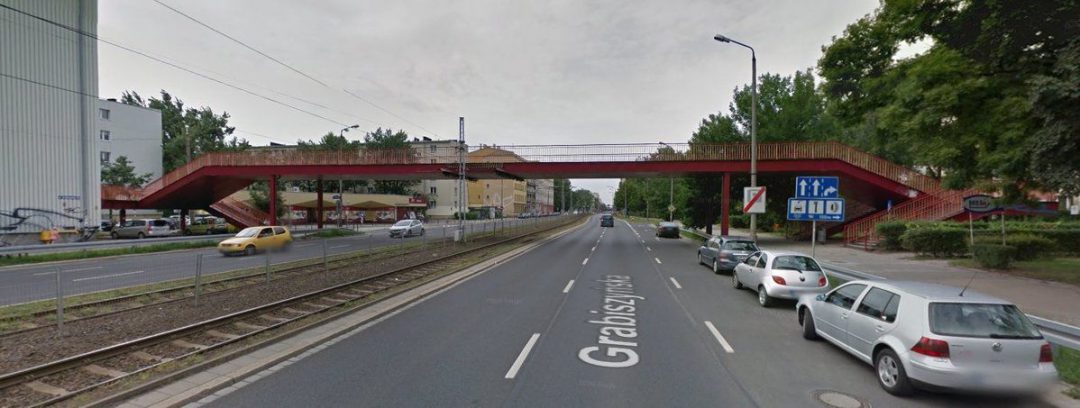 Zniknie kładka dla pieszych przy ul. Grabiszyńskiej. – MiejscaWeWroclawiu.pl