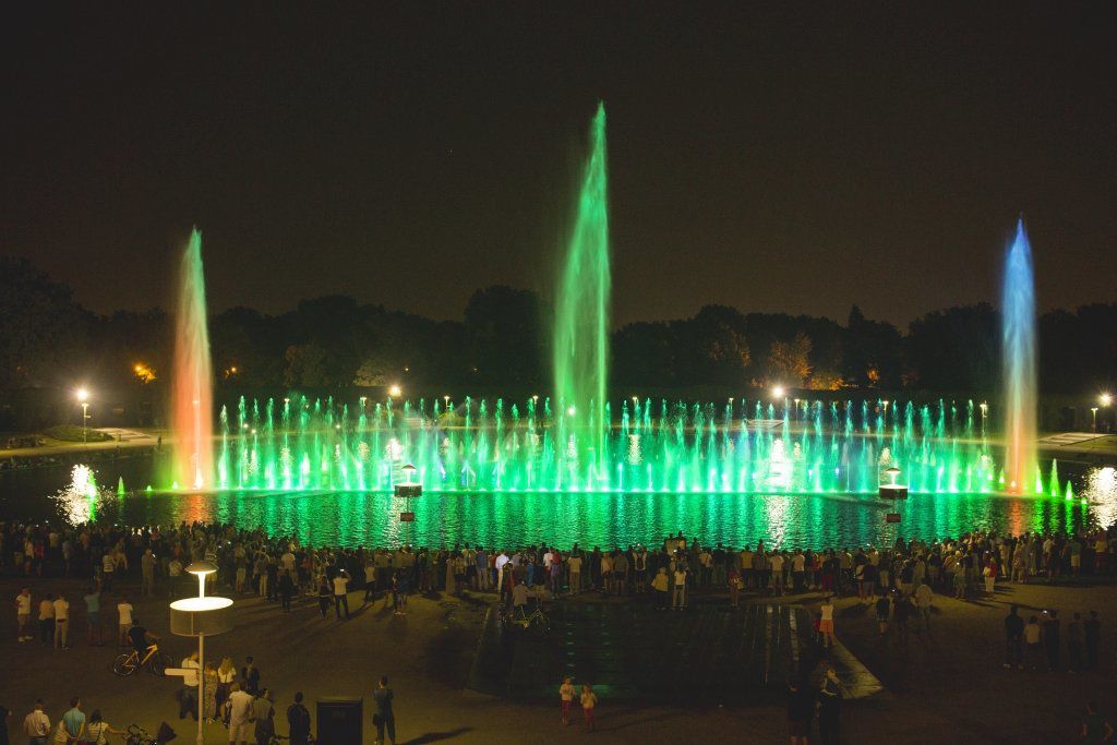 Wrocławska fontanna multimedialna znów działa!