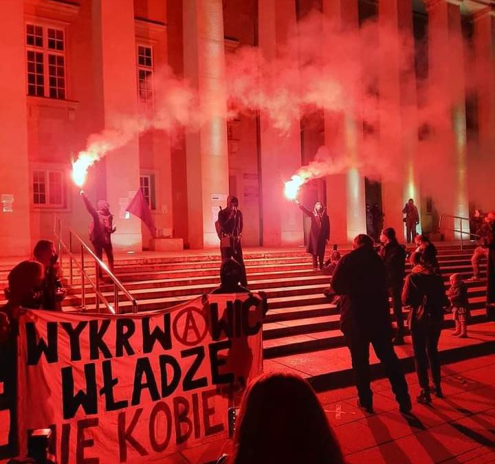 Poniedziałkowe protesty we Wrocławiu.