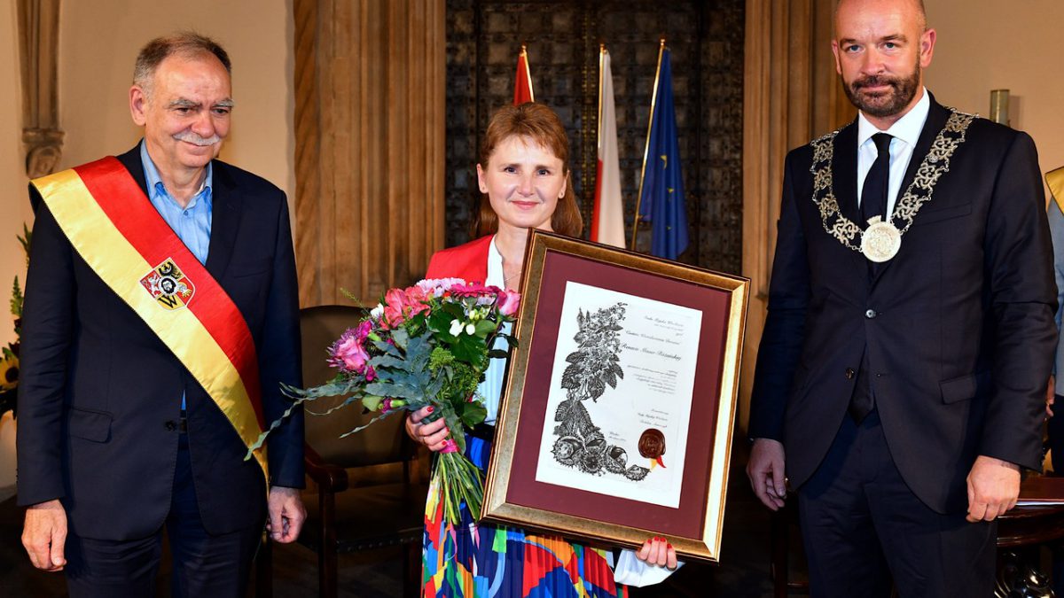 Tytuł Honorowego Obywatela Wrocławia dla medalistki olimpijskiej.