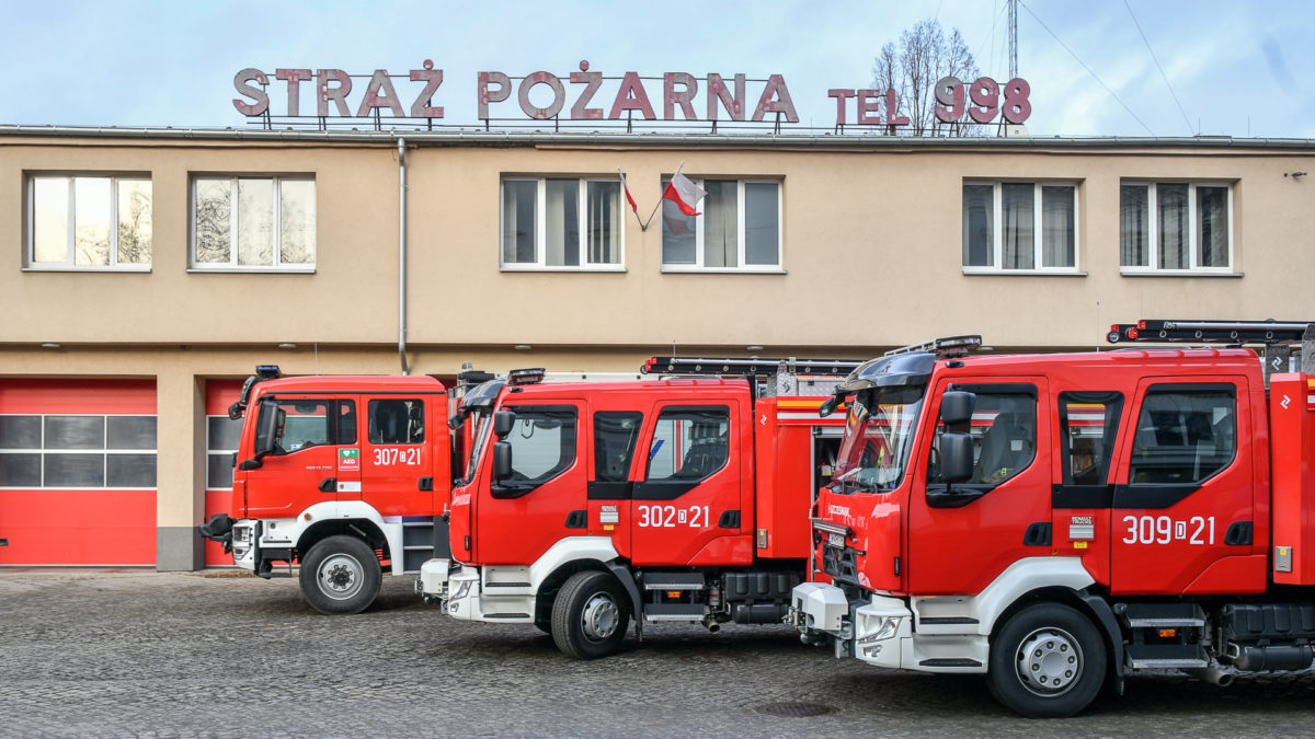 Nowe wozy dla wrocławskich strażaków.