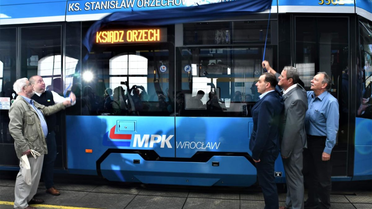 Już trzeci wrocławski tramwaj zyskał patrona.