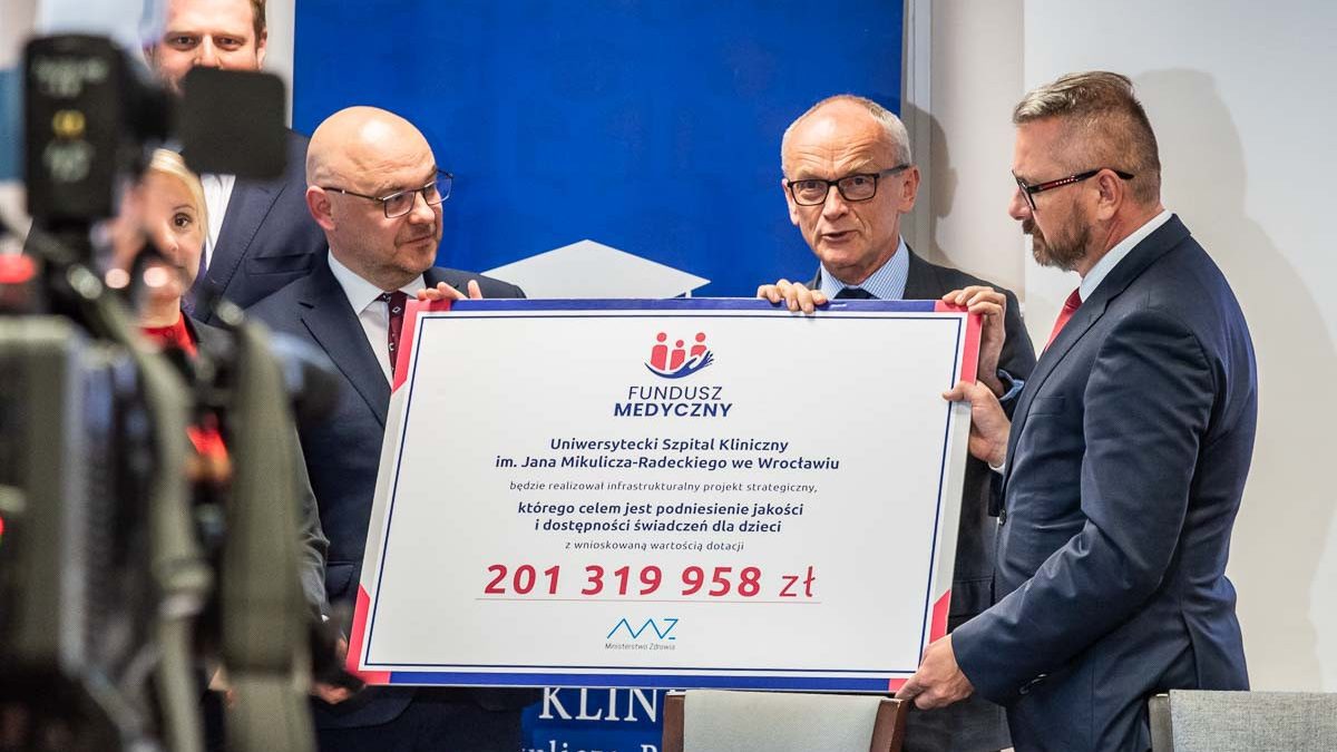 Ponad 201 mln zł na budowę nowoczesnego Centrum Pediatrycznego.