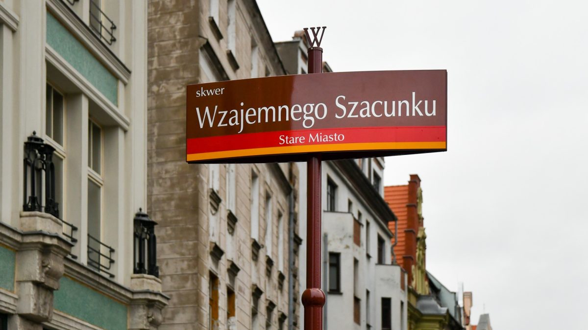 Wrocławianie zyskali Skwer Wzajemnego Szacunku.