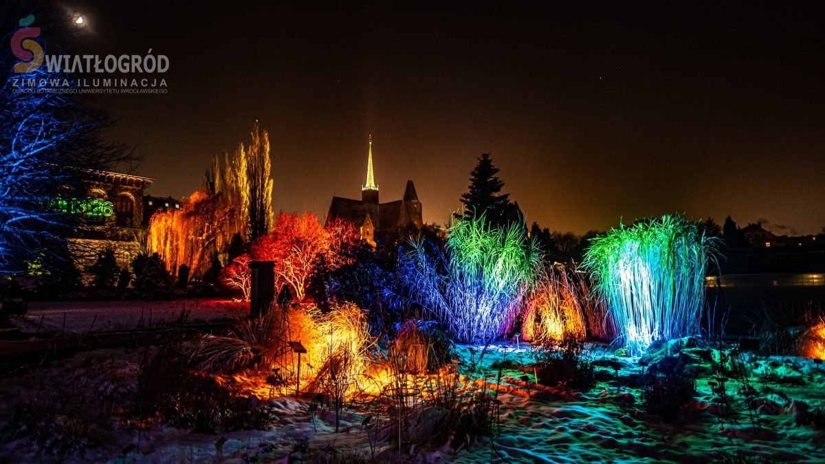 Ogród Botaniczny zostanie rozświetlony niezwykłą gamą barwnych świateł.