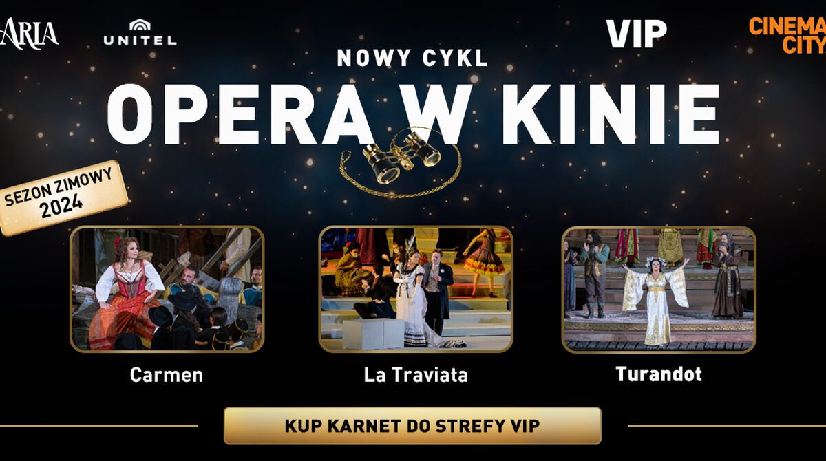 Słynne opery w wyjątkowych salach VIP w Cinema City Wroclavia.