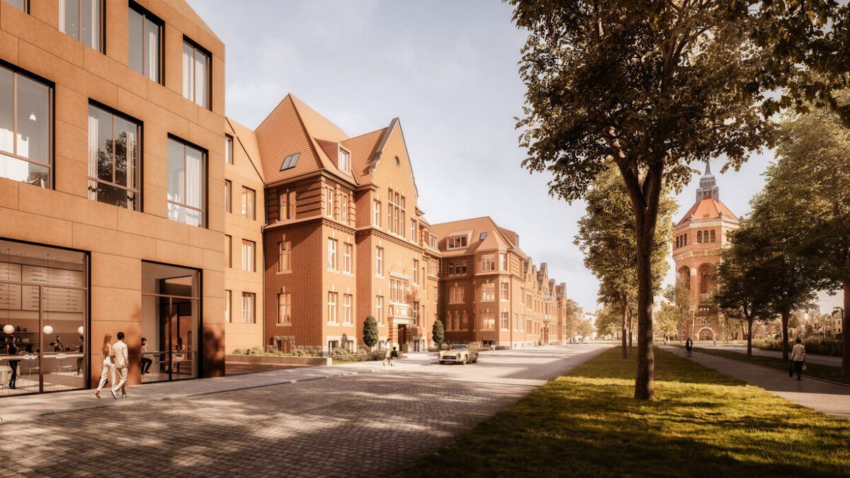 Na wrocławskich Krzykach powstanie apartamentowy projekt premium z publicznym placem i wewnętrznym ogrodem.