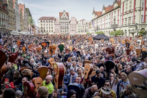 gitarowy rekord swiata rynek wroclaw