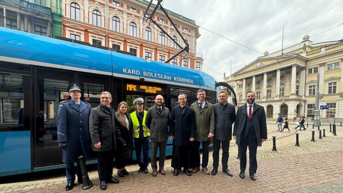 Grono patronów wrocławskich tramwajów znów się powiększyło.