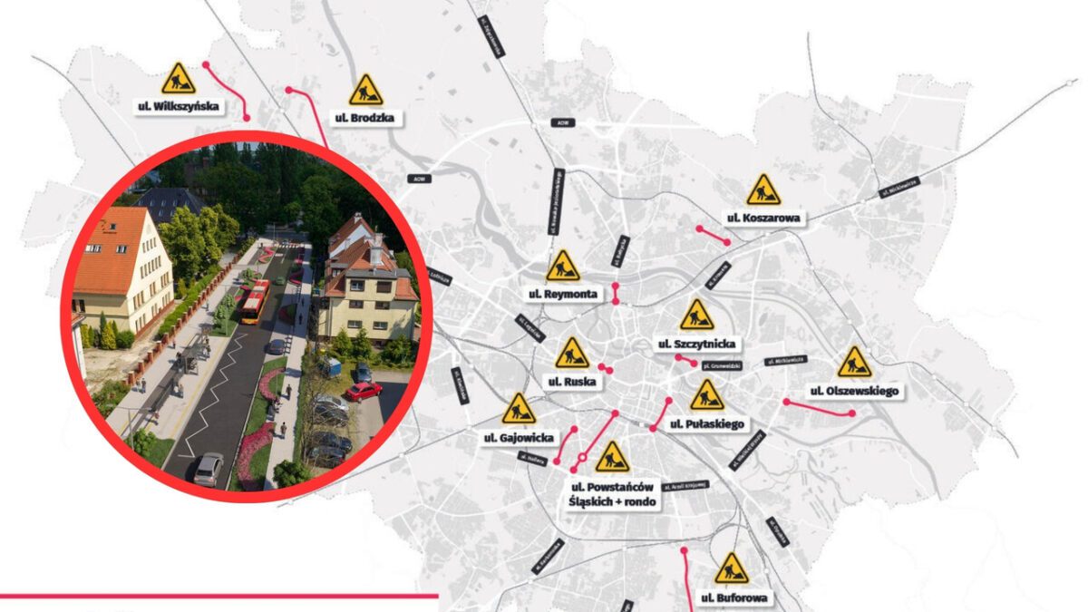 4 pasy na Buforowej i asfalt na Koszarowej, czyli plany na kompeksowe remonty wrocławskich ulic.