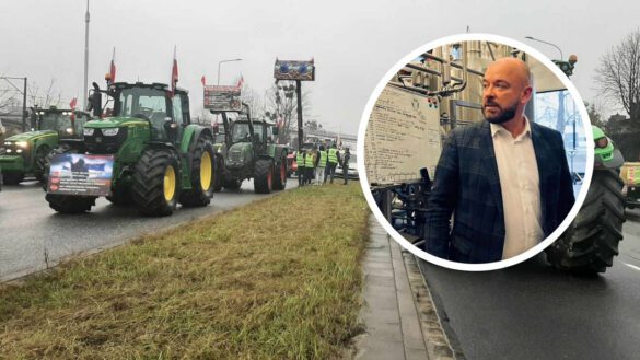 rolnicy zablokowali ulice prezydenta