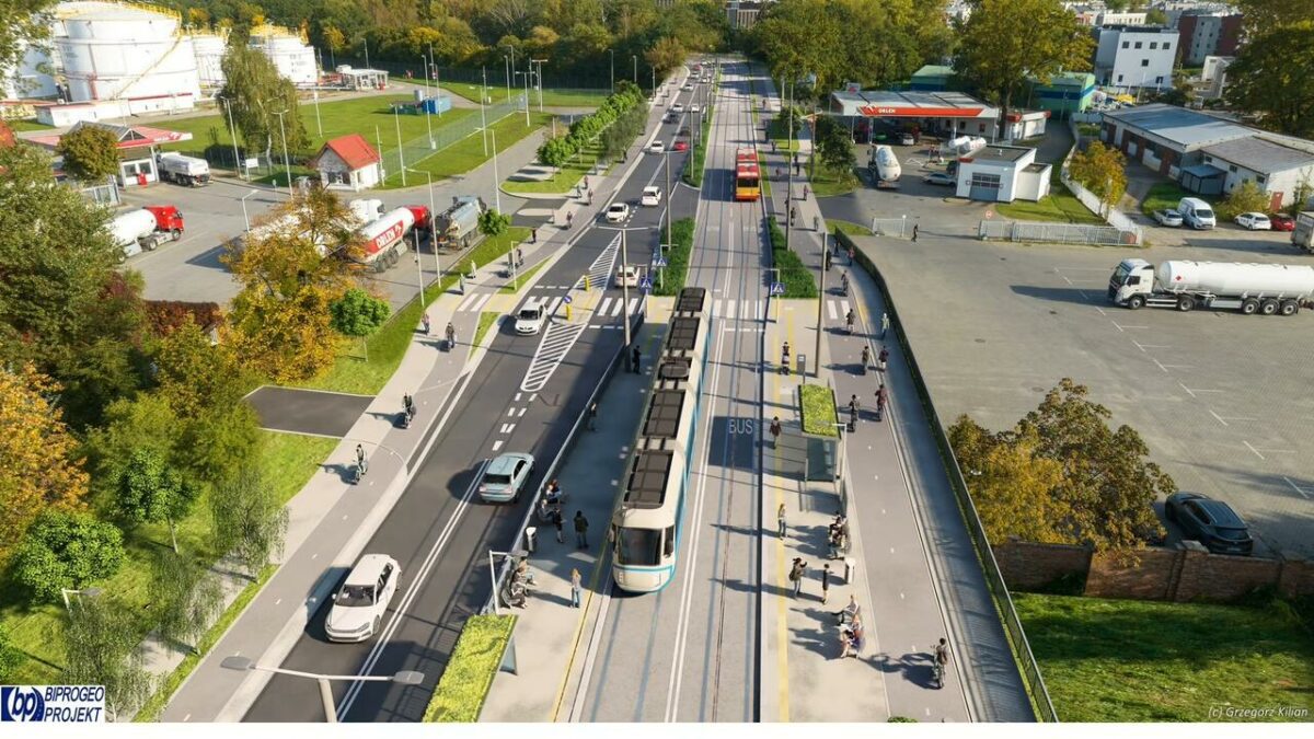 Wiadomo, jak będzie wyglądała Trasa Autobusowo-Tramwajowa na Swojczyce. [WIZUALIZACJE]